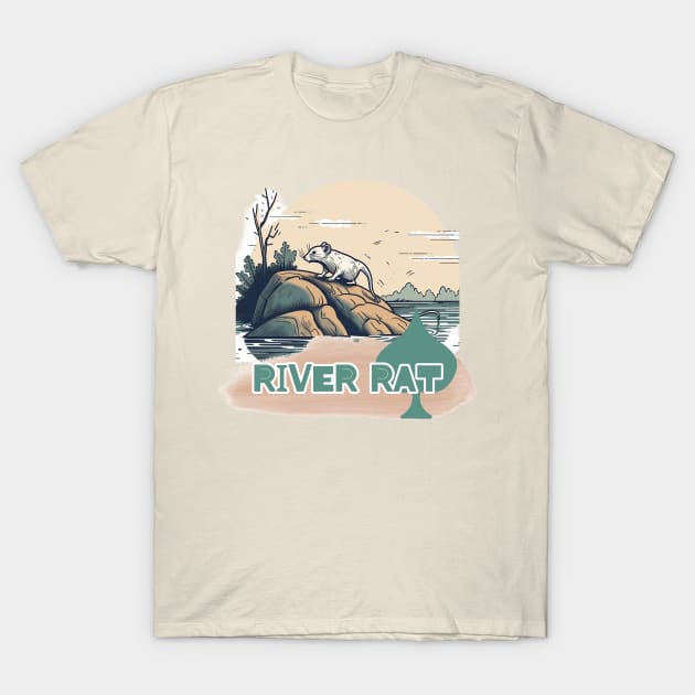 River Rat Poker T-Shirt by JusstTees